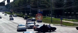 У Вінниці камери спостереження зафіксували ДТП на вул.Пирогова