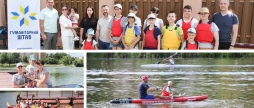 У Вінниці організували для дітей веселі катання на SUP-дошках та драконах
