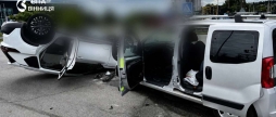 У Вінниці перекинувся автомобіль після ДТП на Немирівському шосе
