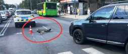У Вінниці підліток на самокаті потрапив під колеса Subaru