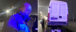  У Вінниці підпилий водій сів без прав за кермо фургона