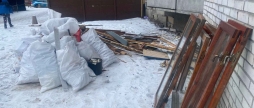 У Вінниці порушник складав будівельні відходи посеред загального двору