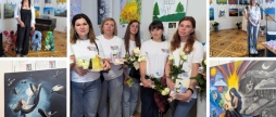 У Вінниці презентували картини «Малюю серцем» написані жінками полеглих захисників