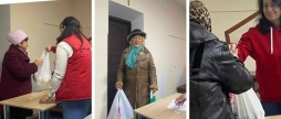 У Вінниці роздали гуманітарні набори одиноким пенсіонерам віком 70+