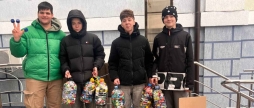 У Вінниці в лютому активісти зібрали майже 350 кг пластикових кришечок на переробку