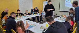 У Вінниці відбувся художній майстер-клас для татусів та їхніх дітей