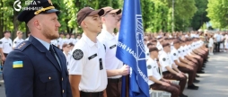 У Вінниці відбувся перший випуск ліцею МВС імені Героя України Назарія Гринцевича