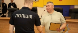 У Вінниці відзначили поліцейських з нагоди їхнього професійного дня