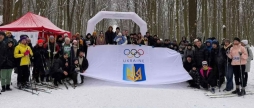 У Вінниці влаштували лижні перегони на підтримку олімпійської збірної