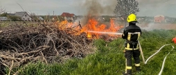 У Вінниці вогонь спалахнув безпосередньо в приміщенні пральні