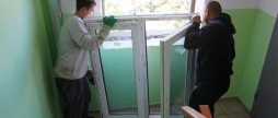 У Вінниці замінили вікна в багатоповерхівках на Академіка Ющенка та проспекті Юності
