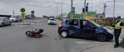 У Вінниці зіткнулися автомобіль Renault та мотоцикл Spark – водія двоколісного госпіталізували