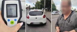 У Вінниці зупинили автомобіль з п'яним водієм без прав