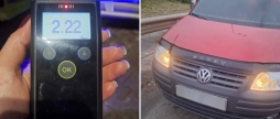 У Вінниці зупинили водія напідпитку, який ледь тримався на ногах