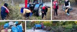 У Вінницькій громаді триває осіннє прибирання лісосмуг, парки, сквери, дитячих майданчиків