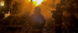 У Вінницькій області горіли будівлі, суха трава і вантажівка з вугіллям