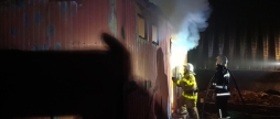У Вінницькому районі горіла прибудинкова котельня