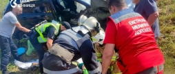 У Вінницькому районі рятувальники визволяли постраждалу після ДТП жінку з авто