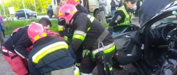 У Вінницькому районі сталась аварія за участі двох автобусів і легковика