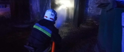 В Гнівані згорів приватний житловий будинок через необережне поводження з вогнем господарів