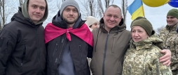 В Могилеві-Подільському зустріли прикордонника, звільненого з російського полону