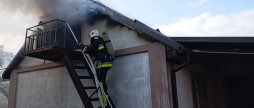 В Немирівській громаді загорівся дах житлового будинку
