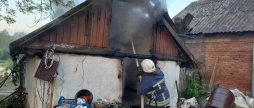 В Оратівській громаді сталася пожежа - горіла господарча споруда