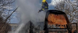 Вантажівка з дровами горіла на Вінниччині рятувальникам вдалось врятувати вантаж