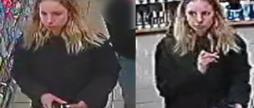 Вінницька поліція розшукує блондинку, яка може бути причетна до крадіжки