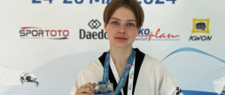 Вінничанка стала срібною призеркою Мультиєвропейських ігор з олімпійського тхеквондо