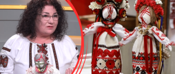 Вінничанка створила перші в світі ляльки-мотанки в зріст людини