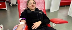 Вінницькі поліцейські здали кров, аби допомогти тим, хто найбільше цього потребує