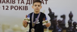 Вінницький школяр став кращим шахістом країни, перемігши старших на два роки опонентів