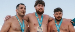 Вінницький тренер Важа Даіаурі здобув «золото» на етапі світової серії з пляжної боротьби