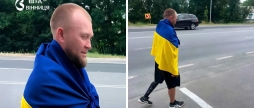 Вінницький ветеран на протезі здолав вже 50 кілометрів пішого маршруту Вінниця — Хмельницький