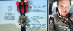 Військового Олександра Олійника з Вінниччини нагородили Золотим хрестом