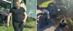Водій вчинив у Вінниці ДТП на мотоциклі, який розшукував Інтерпол
