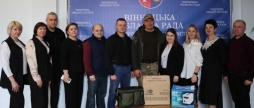 Виконавчий апарат Вінницької обласної Ради передав зарядну станцію військовим