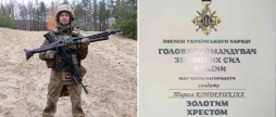 Захисника з Іллінецької громади нагородили «Золотим хрестом» та іменним годинником