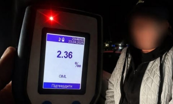 «Драгер» зашкалював під Вінницею 42-річна керманичка вразила ступенем сп’яніння