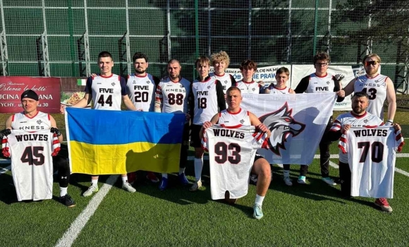 “Вінницькі вовки” виграли три матчі у першому турі чемпіонату Польщі з флаг-футболу