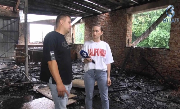 “Вигоріло практично все” у Вінниці підприємець відроджує бізнес, який знищив ворожий дрон