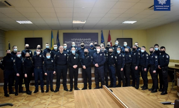 Управління Патрульної поліції у Вінницькій області визнали кращим в Україні