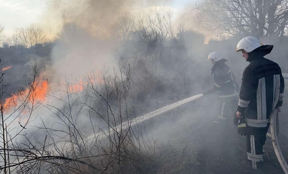 На Вінниччині через необережність з вогнем за добу вигоріло 8 га сухої трави
