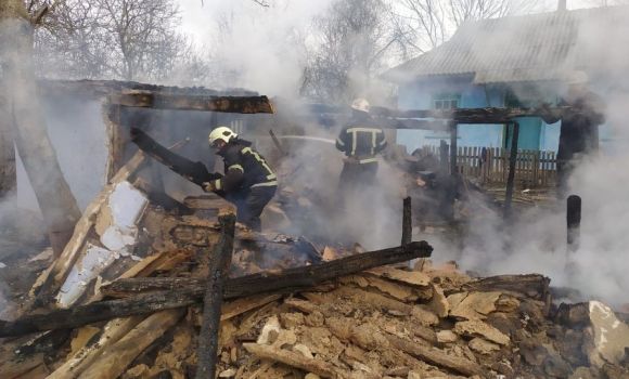 В Степашках  за нез’ясованих обставин загорілась господарча будівля