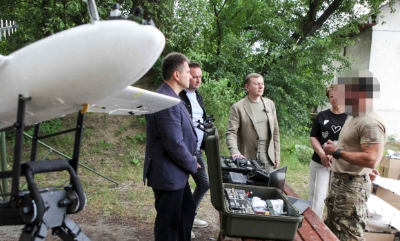 20 новітніх FPV-дронів передали з Вінниці для 71 єгерської бригади
