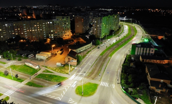 У Вінниці на п’яти магістралях облаштували сучасне освітлення