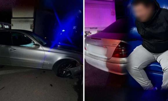 25-річний вінничанин став винуватцем подвійної ДТП, коли тікав від поліції