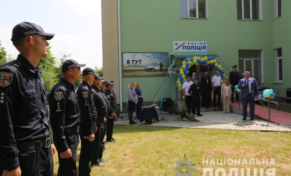 Поліцейська станція, яку відкрили в Жмеринському районі, обслуговуватиме 12 сіл