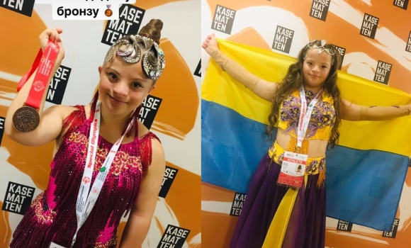 Вінницька танцівниця Марія Гнатик здобула "бронзу" в спеціальній Олімпіаді в Австрії